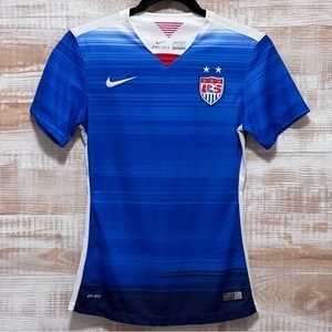 Nike Blue and White Women's Jersey